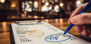 What's up with tipping in the U.S.? Why not just include it in the bill?