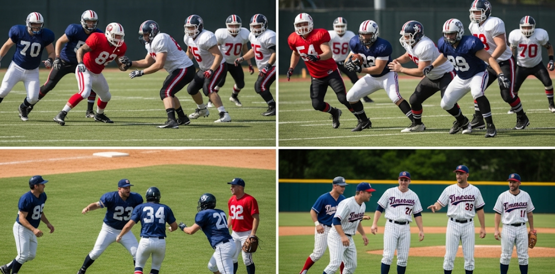 Why are Americans so into sports like football and baseball?
